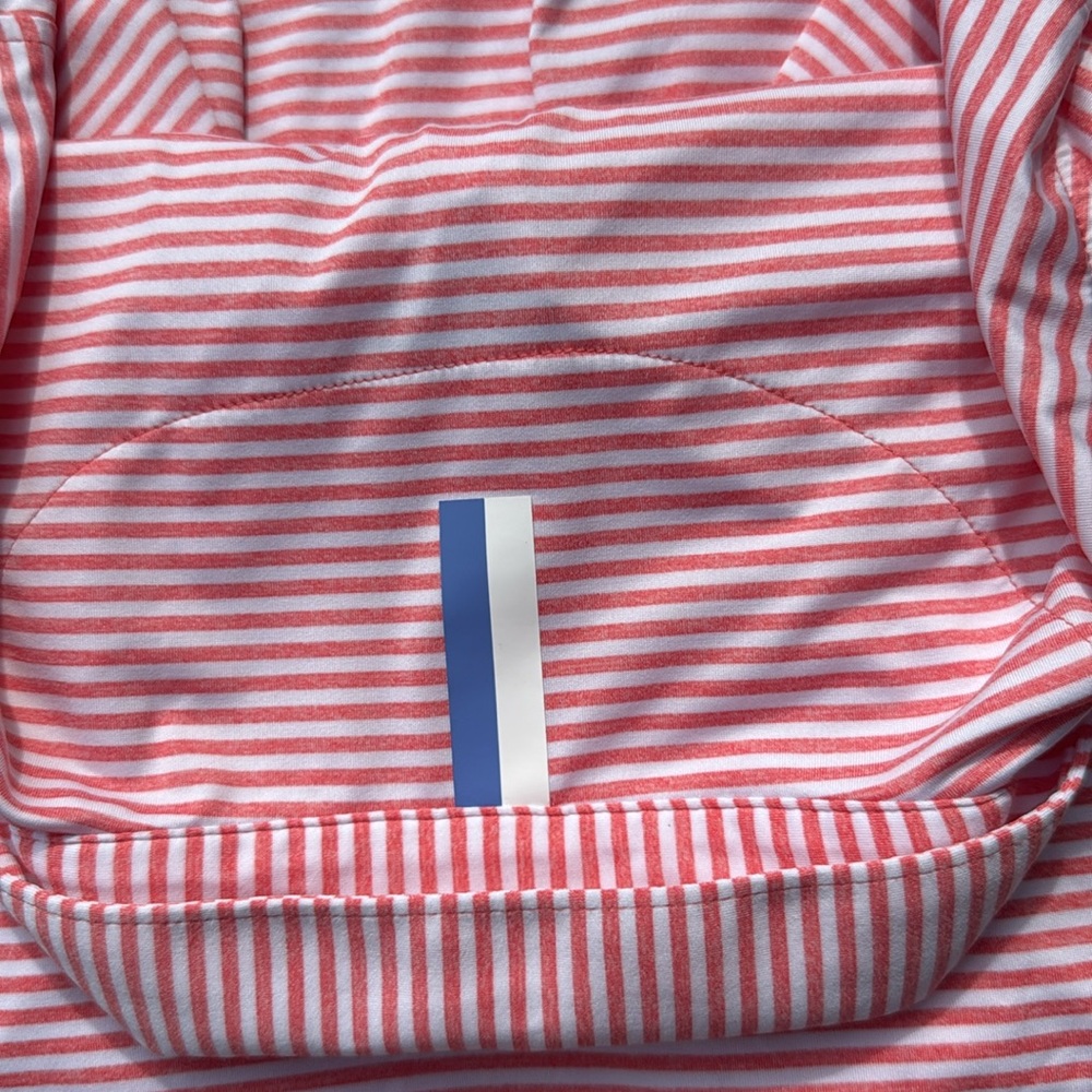 Rhoback Pink and White Striped Polo - Picture 3 of 3